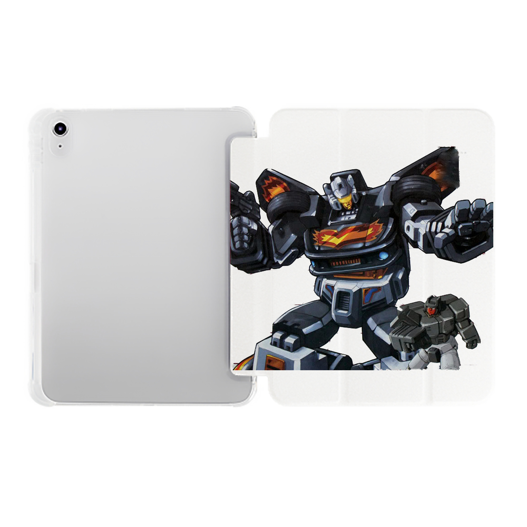 （画像用）  IPad ケース ペン収納付き 三つ折りスタンド PUレザー×シリコン 対応機種9.5/10.5/10.9インチ